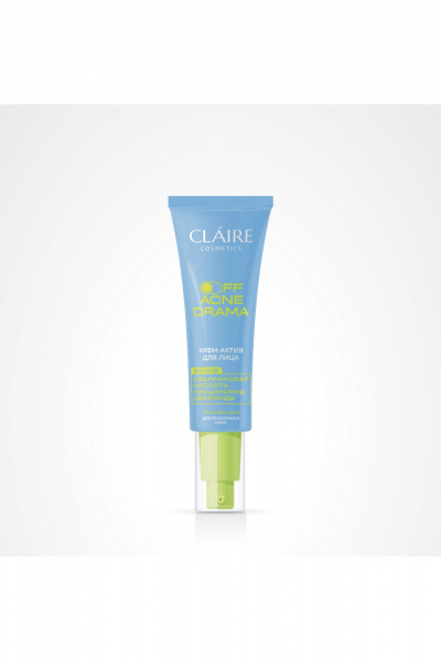 Крем для лица Claire Cosmetics OFF ACNE DRAMA Крем-актив для лица - фото 2
