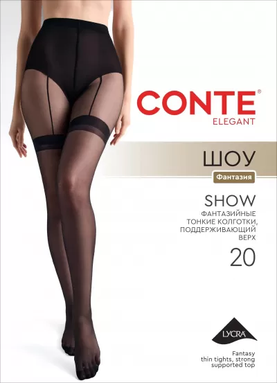 Колготки CONTE SHOW nero 26С-9СП - фото 5