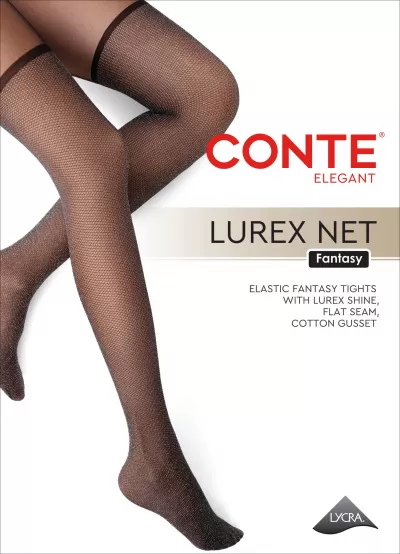 Колготки CONTE LUREX NET 40 nero 24С-78СП - фото 4
