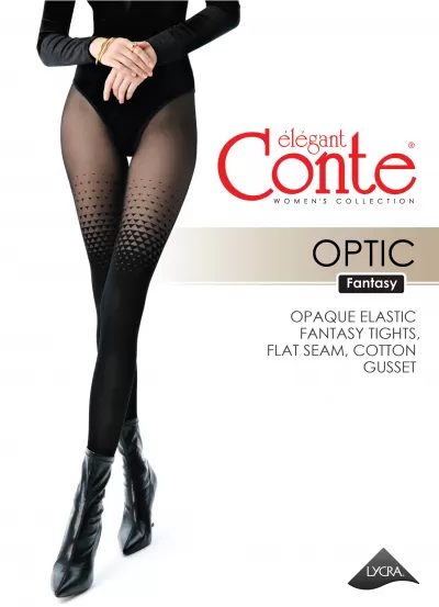 Колготки CONTE OPTIC 70 nero 23С-144СП - фото 3