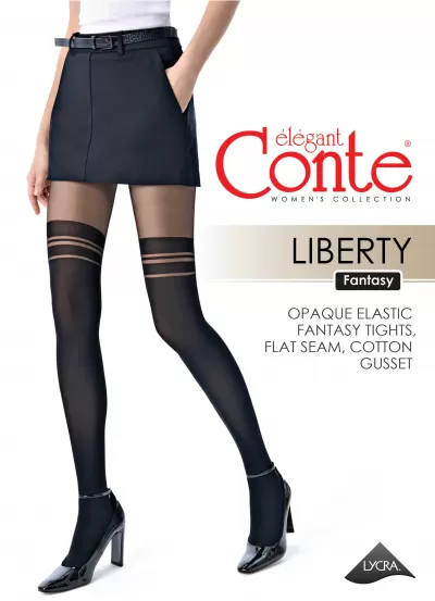 Колготки CONTE LIBERTY 50 nero 23С-145СП - фото 1