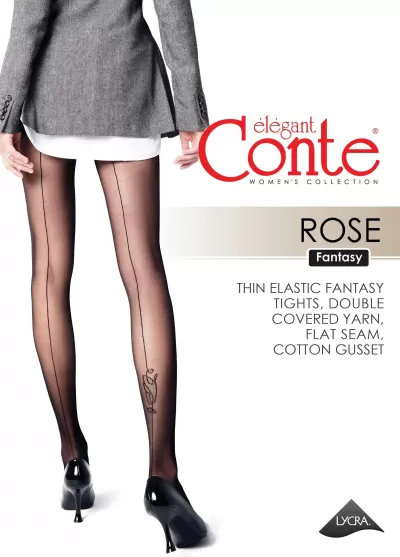 Колготки CONTE ROSE 30 nero 23С-72СП - фото 1