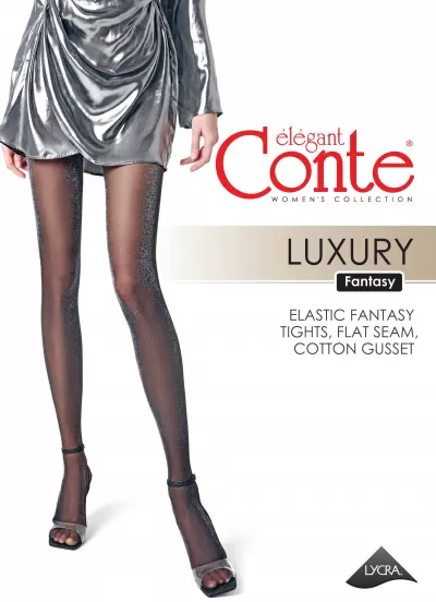 Колготки CONTE LUXURY 30 grafit 22С-138СП - фото 1