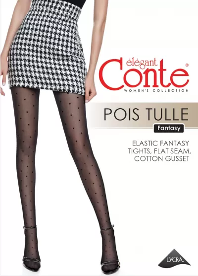 Колготки CONTE POIS TULLE 30 nero 22С-47СП - фото 5