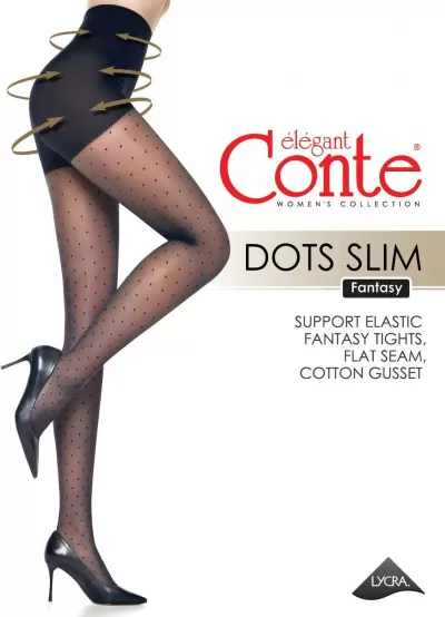 Колготки CONTE DOTS SLIM 40 nero 22С-1СП - фото 8