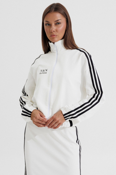 Бомбер V&N Fashion 1183 белый - фото 1