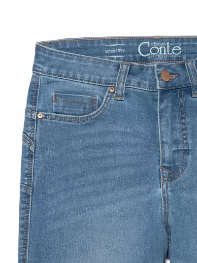 Брюки CONTE CON-143 washed mid blue - фото 4