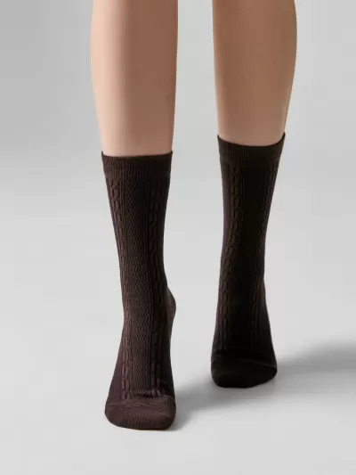 Носки CONTE CLASSIC chocolate 26С-3СП - фото 3