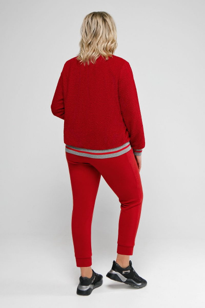 Бомбер, брюки Pretty 2061 красный - фото 4
