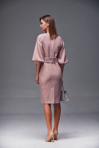 Платье Andrea Fashion AF-166 розовый - фото 3