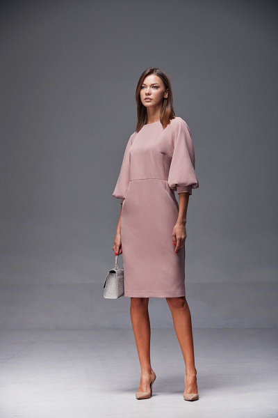 Платье Andrea Fashion AF-166 розовый - фото 2