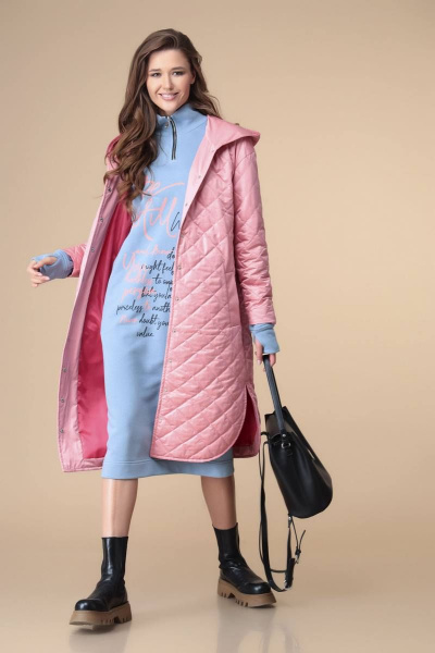 Пальто Romanovich Style 9-2194 розовый - фото 2