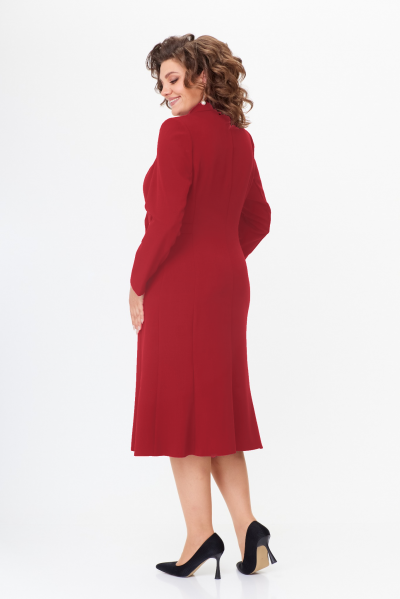 Платье ANASTASIA MAK 1121 красный - фото 3