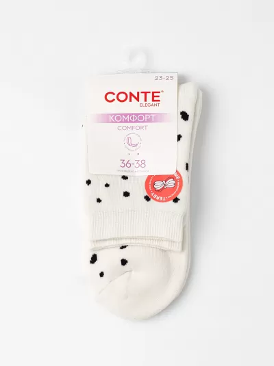Носки CONTE 7С-47СП молочный - фото 7