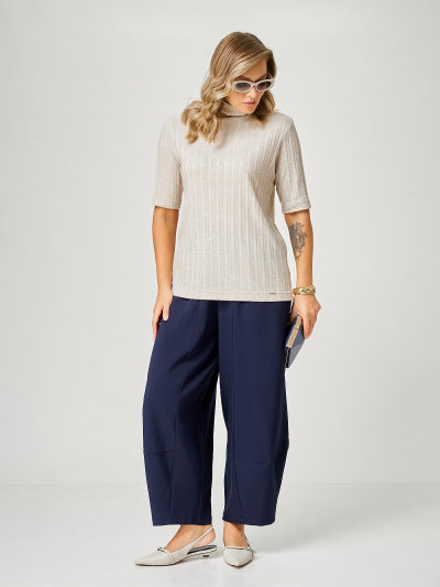 Джемпер LARINI 9160 Бежевый - фото 3