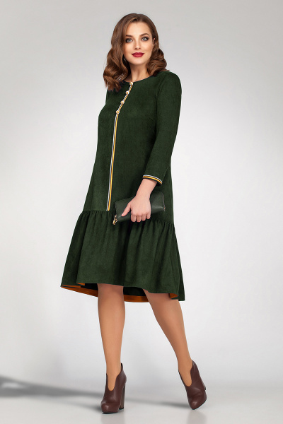 Платье Магия моды 1546 зеленый - фото 1