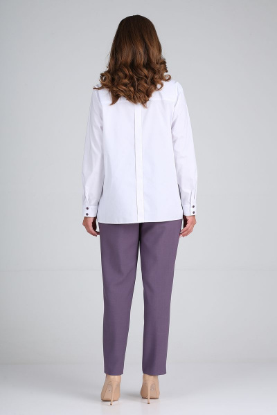 Блуза, брюки ELGA 12-714 сирень - фото 2