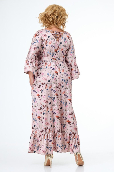 Платье Anelli 1071 розовый_армани - фото 9