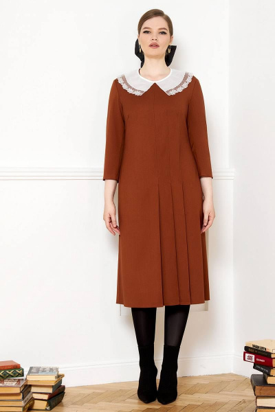 Платье VIZANTI 8142 коричневый - фото 1