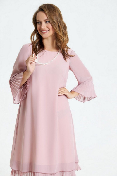 Платье TEZA 250 пыльно-розовый - фото 2