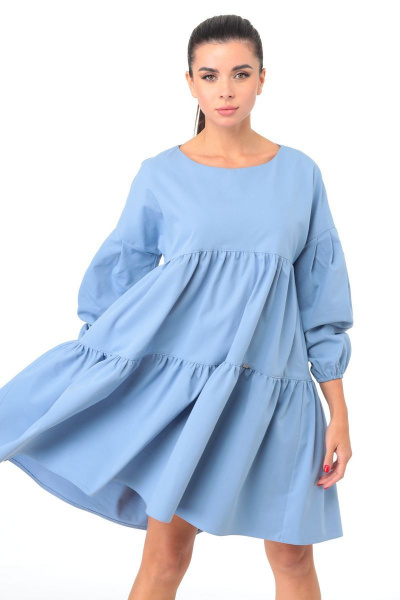 Платье Talia fashion 368 голубой - фото 5