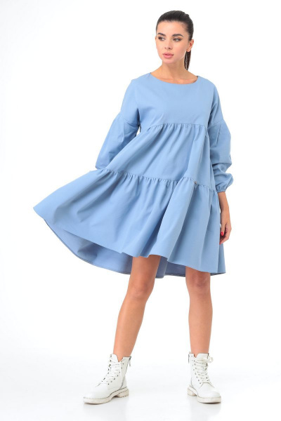 Платье Talia fashion 368 голубой - фото 2