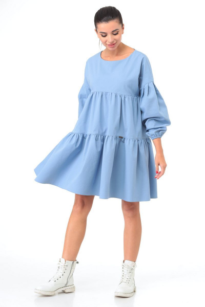 Платье Talia fashion 368 голубой - фото 1