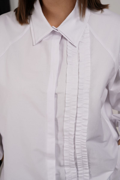 Блуза GRATTO 4134 белый - фото 5