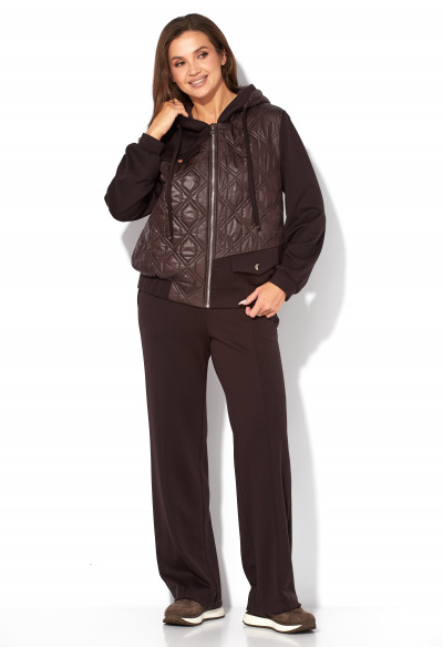 Брюки, бомбер TAiER 1474 коричневый - фото 4