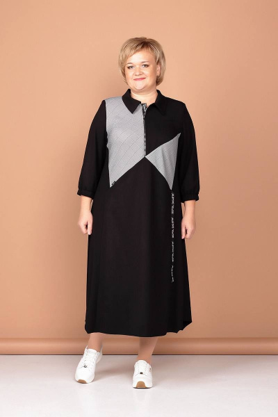 Платье Соджи 508 черный - фото 2
