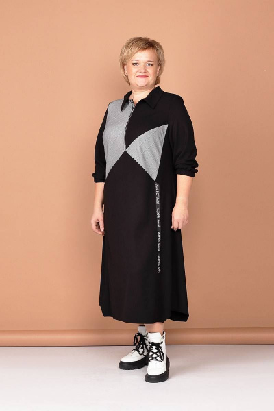 Платье Соджи 508 черный - фото 1