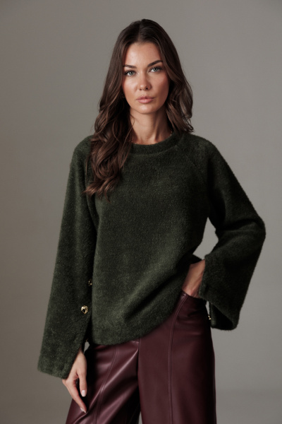 Джемпер Lyushe 4511 зеленый - фото 1