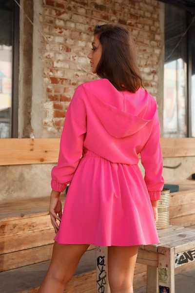 Платье URBAN BLOOM U106 розовый - фото 7