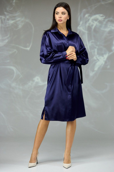 Платье Angelina & Сompany 602 синий - фото 1