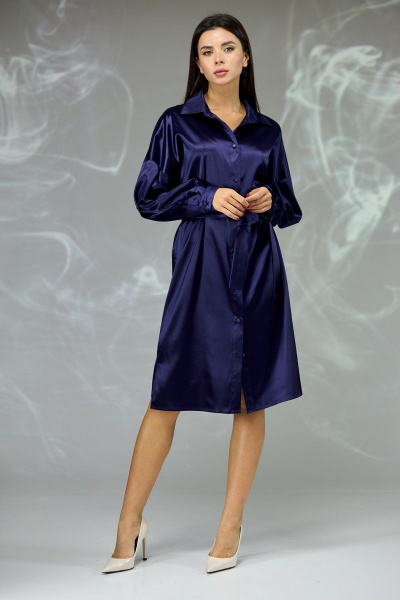 Платье Angelina & Сompany 602 синий - фото 2