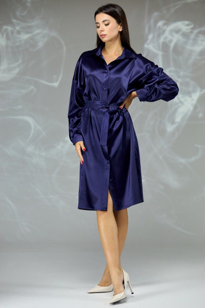 Платье Angelina & Сompany 602 синий - фото 3