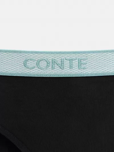 Трусы CONTE PRINT DOTS LB 2545 black-aqua sky 22С-2558ТСП - фото 3