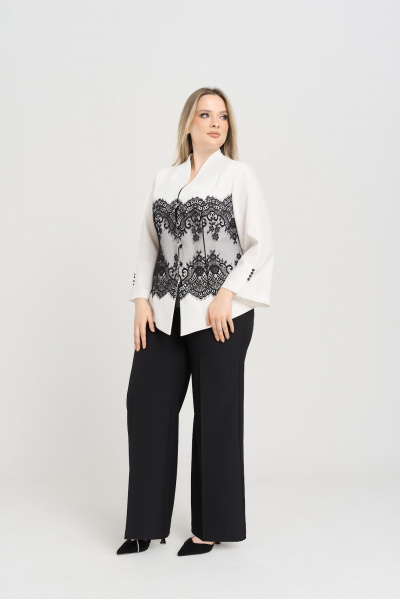 Брюки, жакет Содари 825 белый - фото 2