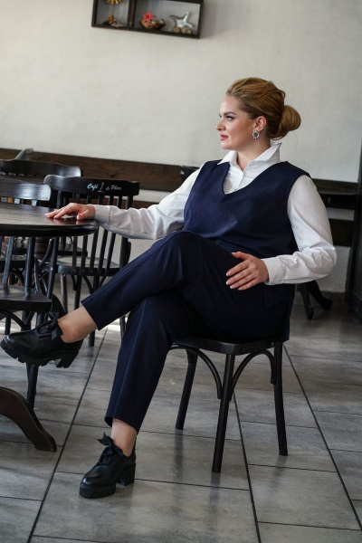 Блуза, брюки, жилет Alani Collection 1495 - фото 5