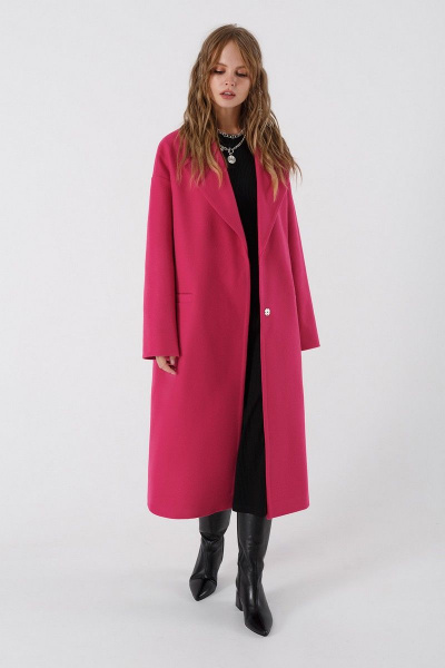 Пальто PiRS 3408 ярко-розовый - фото 2