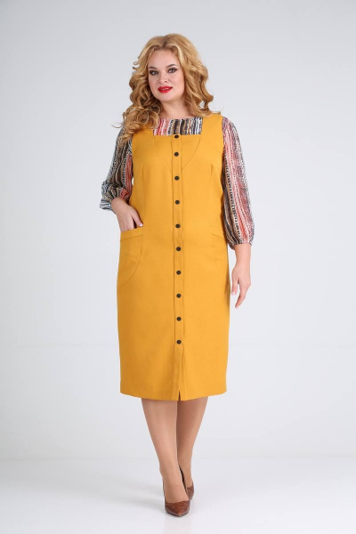 Блуза, сарафан SVT-fashion 560 желтый - фото 1