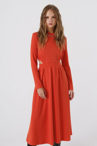 Платье PiRS 3444 оранжевый - фото 3