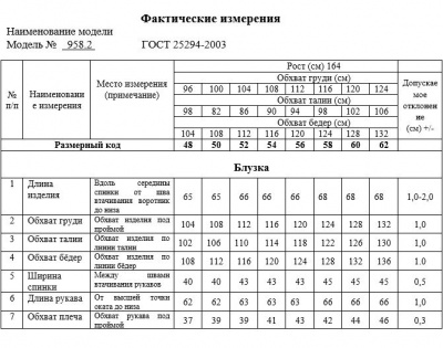 Блуза Swallow 958.2 - фото 11