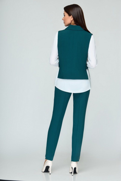 Блуза, брюки, жилет Bonna Image 360 зеленый - фото 7