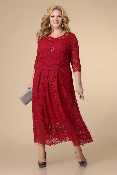 Платье Romanovich Style 1-2221 красный - фото 1