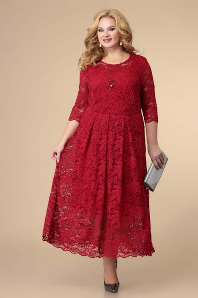 Платье Romanovich Style 1-2221 красный - фото 3