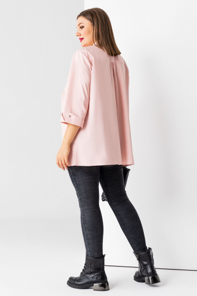 Блуза Панда 457341 пыльно-розовый - фото 2