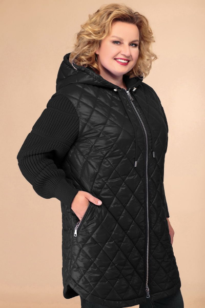 Куртка Svetlana-Style 1448 черный - фото 2