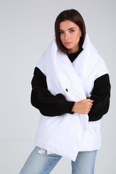 Куртка Диомант 1543 белый - фото 6