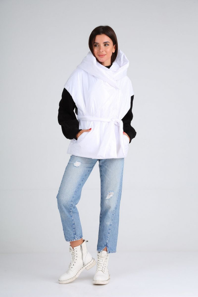 Куртка Диомант 1543 белый - фото 3